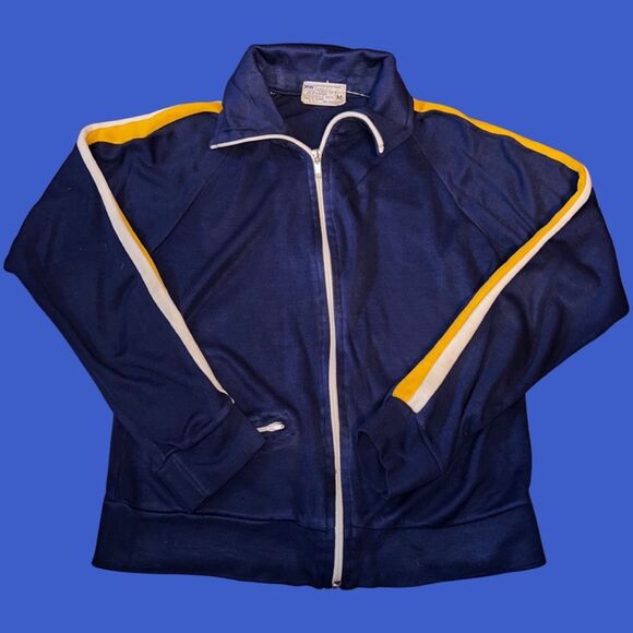 Vintage Boys JC Penny Polyester Track Jacket Size Medium - Picture 3 of 5